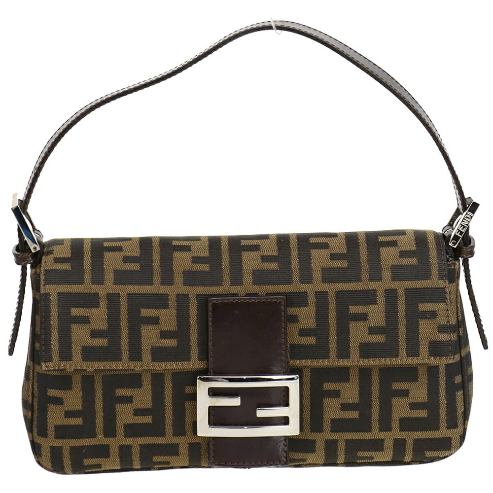 Fendi Zucca Mamma Bucket handbag shoulder bag canvas brown